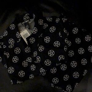 NWT hot topic Pentagram co ord set maxi skirt
